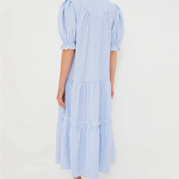 Tuckernuck Blue and White Striped Long Sleeve Dress - Picture 4 of 4
